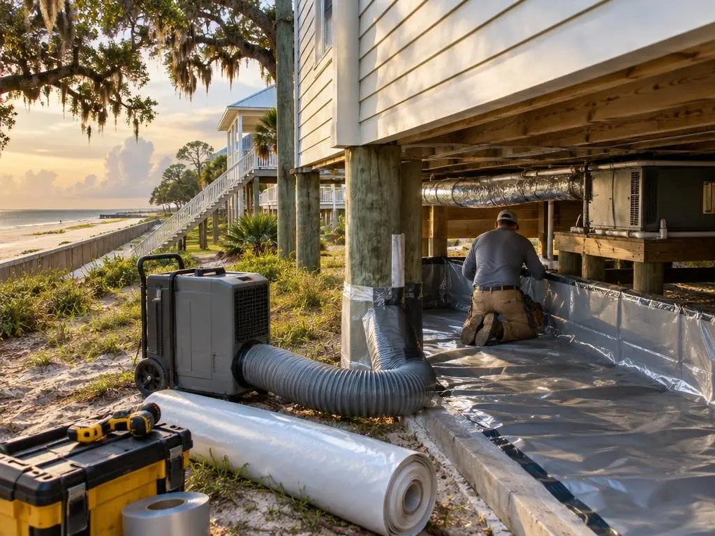 Crawl Space Encapsulation in Gulfport, MS